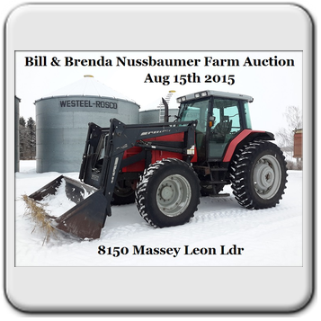Bill and Brenda Nussbaumer Farm Auction Aug 15th